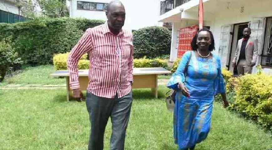 Martha Karua and Jeremiah Kioni